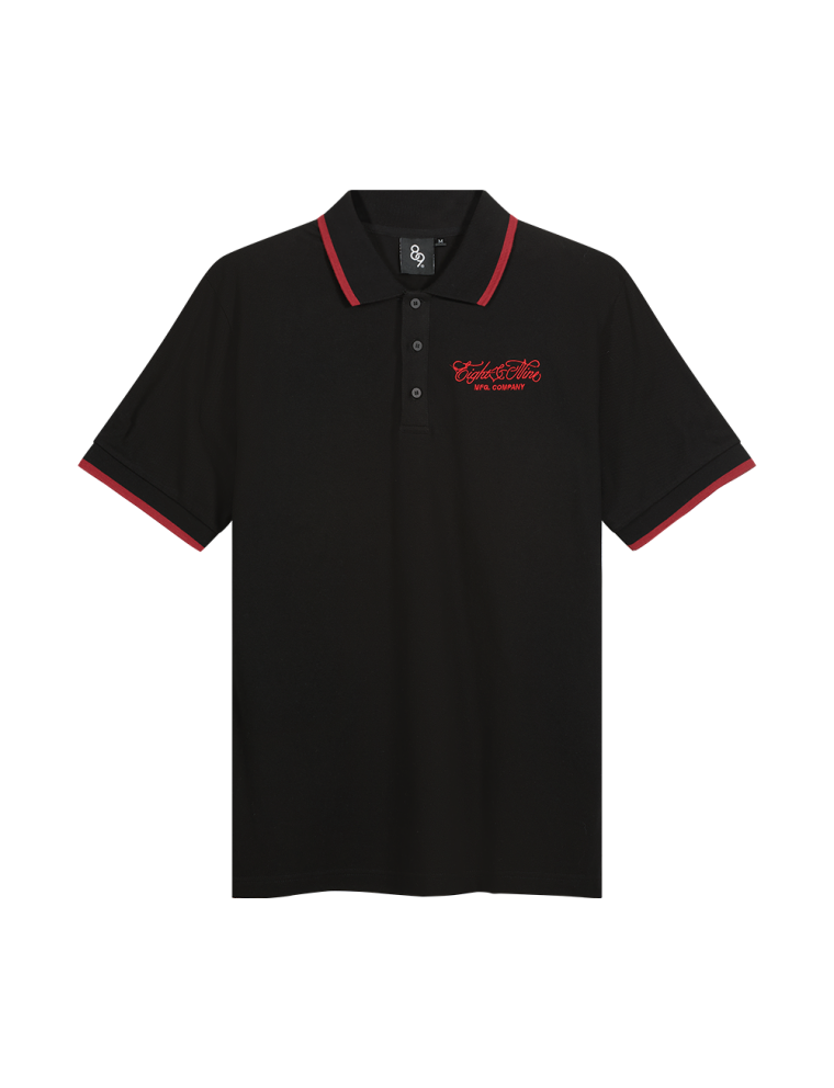 2024 New 3 Bears Black Polo Shirt Available for Immediate Shipping