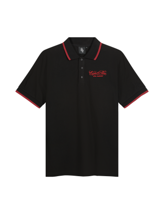 2024 New 3 Bears Black Polo Shirt Available for Immediate Shipping