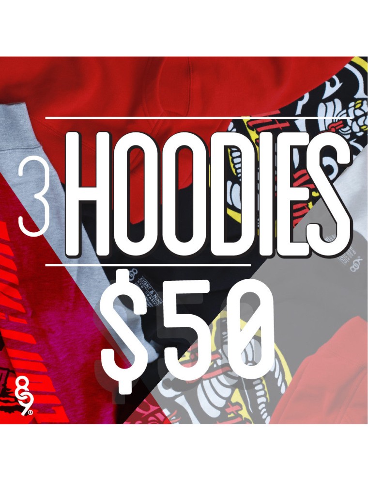 2024 New 3 Hoodies $50 - Assorted