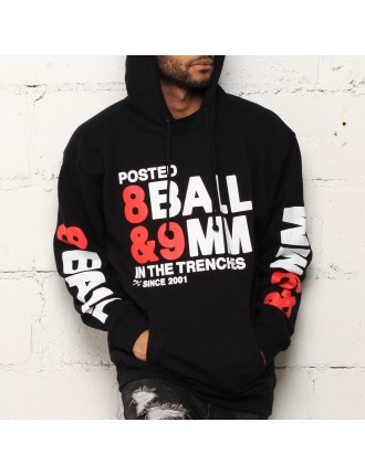 2024 New 8 Ball Hooded Sweatshirt Bred Latest Edition