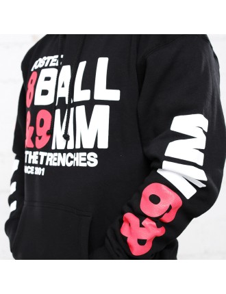 2024 New 8 Ball Hooded Sweatshirt Bred Latest Edition