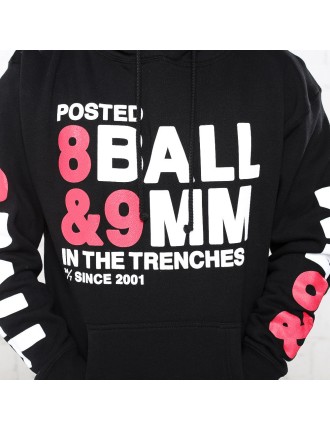 2024 New 8 Ball Hooded Sweatshirt Bred Latest Edition