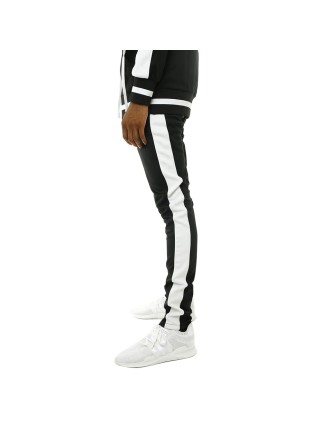 2024 New Bones Double Stripe Track Pants Black New Release